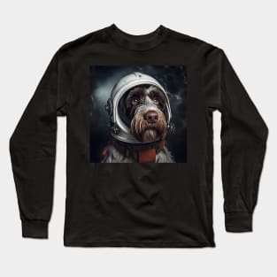 Astro Dog - German Wirehaired Pointer Long Sleeve T-Shirt